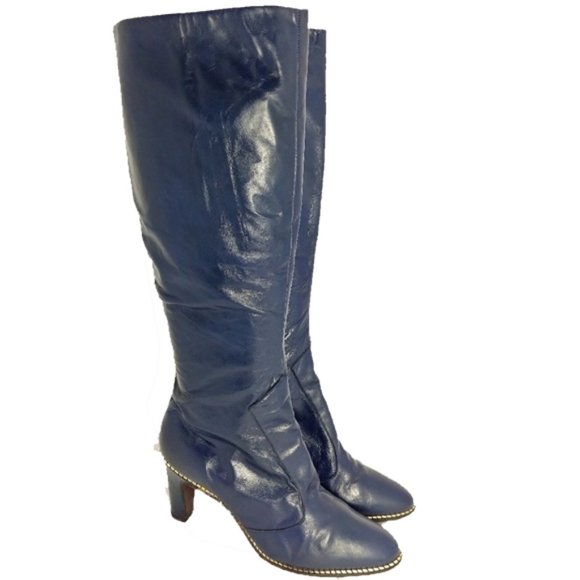 Johansen Shoes - Johansen Over Calf Designer Italy Boots Sz 7B